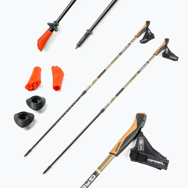 Nordic Walking Stöcke GABEL Strech Lite braun 7008352621000 6