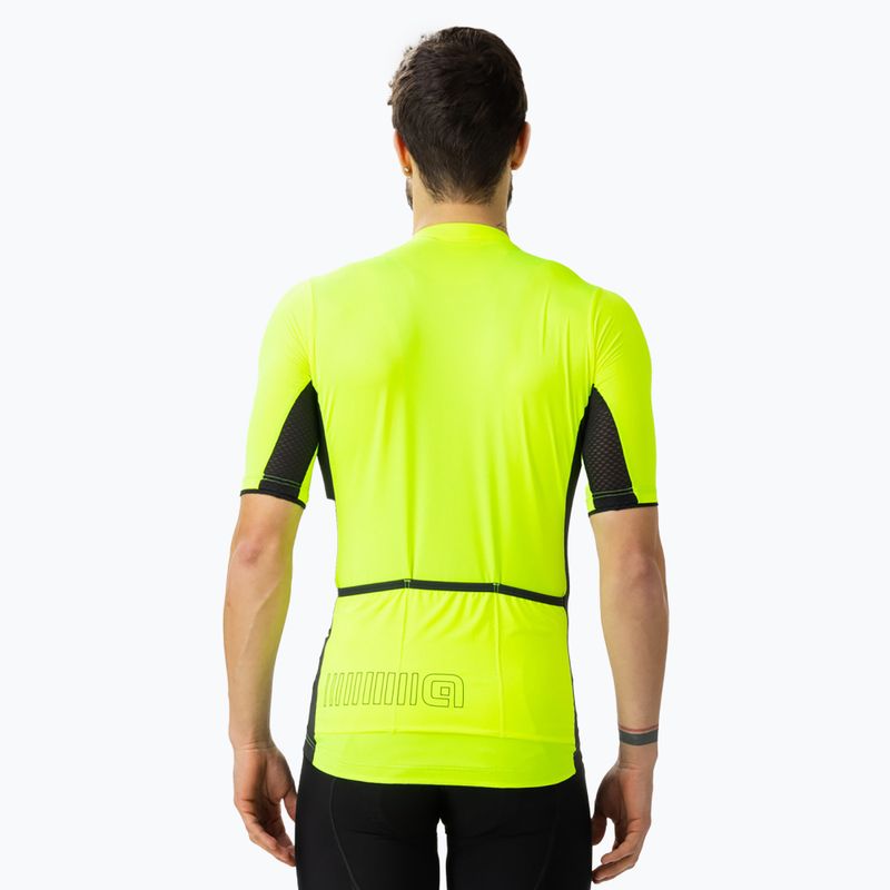 Herren Alé Color Block Fahrradtrikot gelb L14246019 2