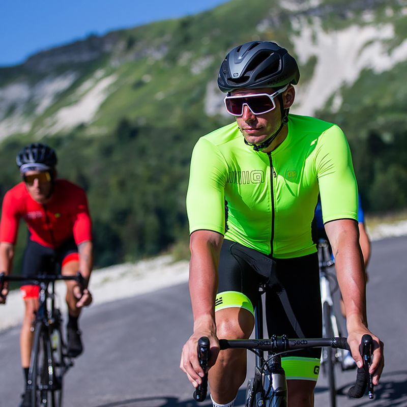 Herren Alé Color Block Fahrradtrikot gelb L14246019 5