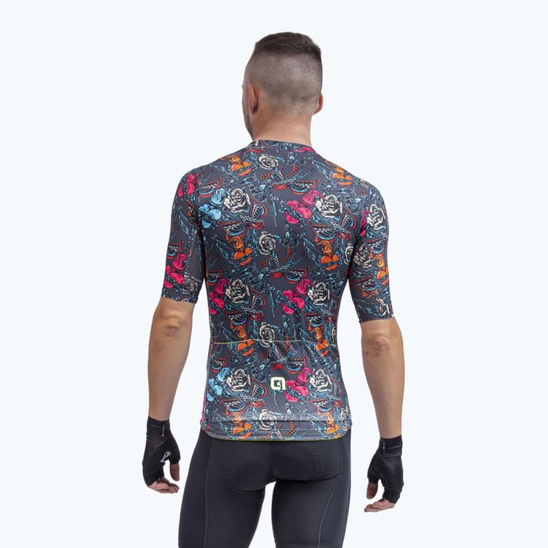 Herren Alé Tattoo grau Fahrradtrikot L22111403 2