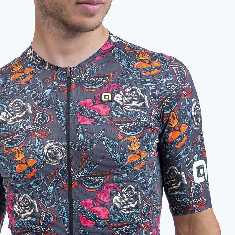 Herren Alé Tattoo grau Fahrradtrikot L22111403 3