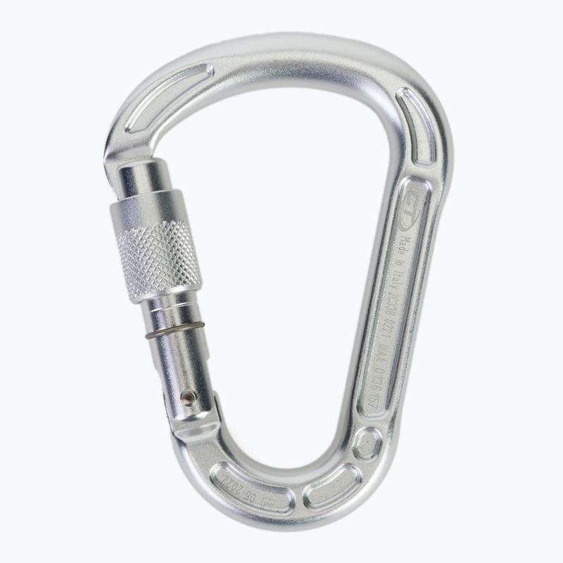 Klettern Technologie Konzept SG Karabiner Silber 2