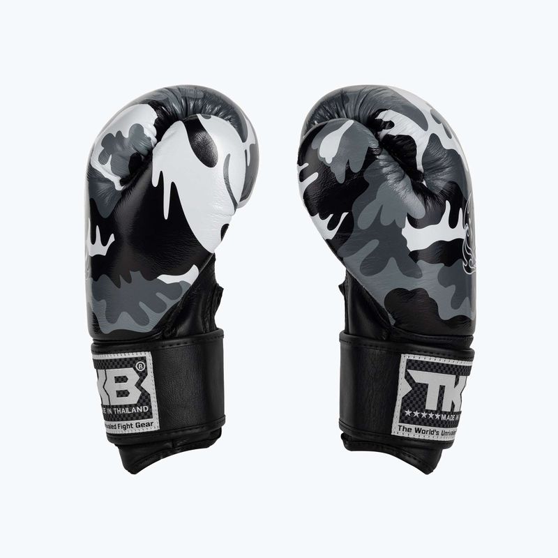 Top King Muay Thai Empower graue Boxhandschuhe TKBGEM-03A-GY 4
