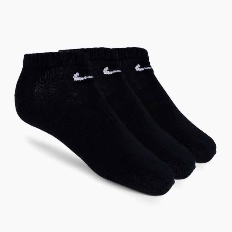 Nike Everyday Lightweight No Show 3pak Trainingssocken schwarz SX7678-010