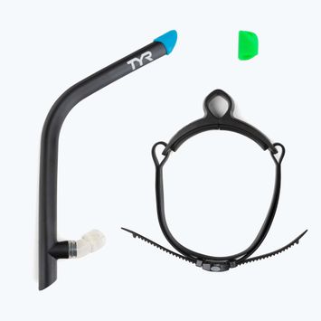 Schwimmschnorchel TYR Ultralite Snorkel 2. schwary/blau LSNRKL_1