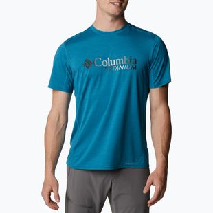 Columbia Herren Titan Pass Graphic Tee Trekkinghemd blau 1991471