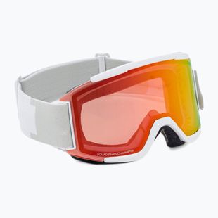 Skibrille Smith Squad white vapor/chromapop photochromic red mirror M668