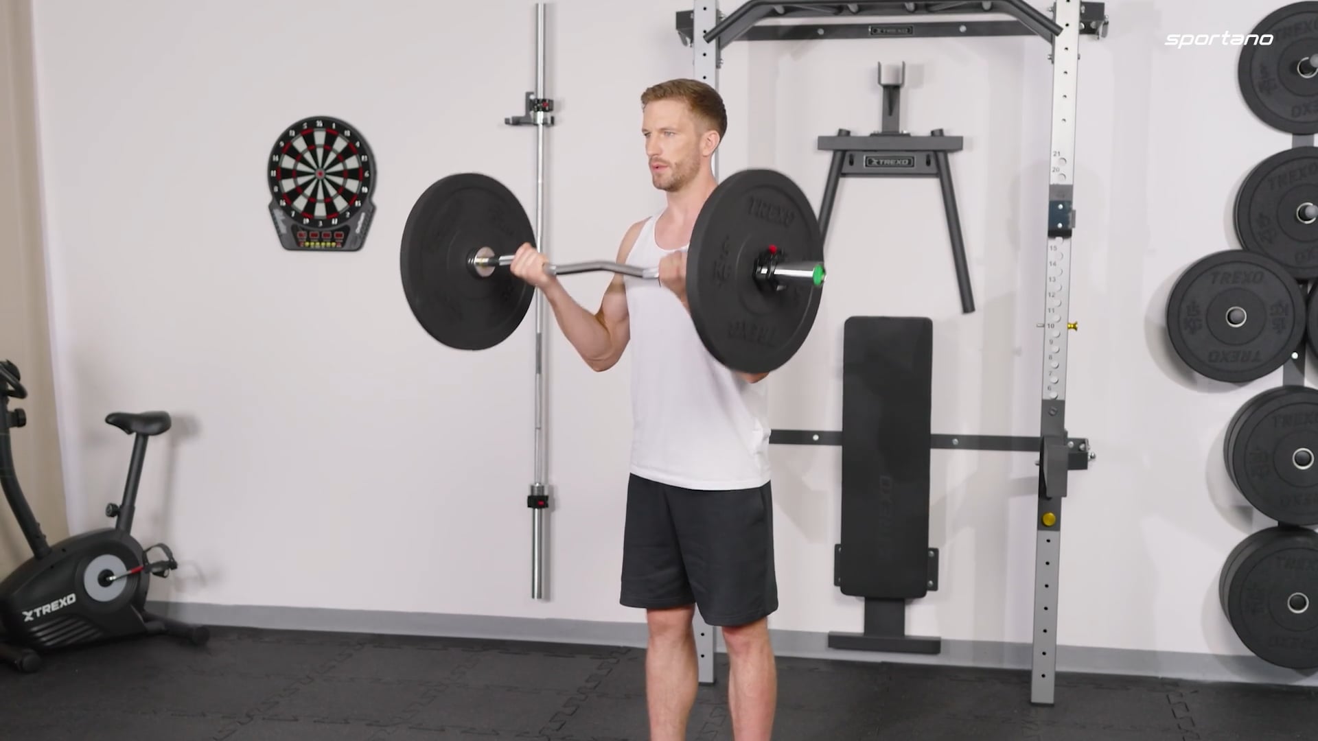 Hantelscheibe olimpijskie XTREXO schwarz TRX-BMP5 5 kg