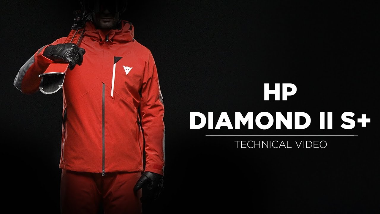 Herren-Skijacke Dainese Hp Diamond II S+ fire red